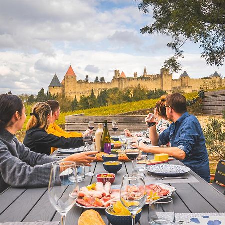 L'Ecrin De La Cite, Coeur De Vignes - Vivez Une Experience Inoubliable ! Carcassonne Eksteriør billede